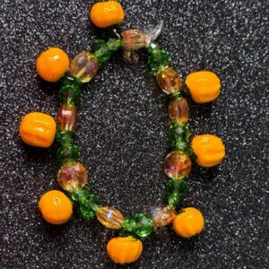 handmade: pumpkin Bracelet for women